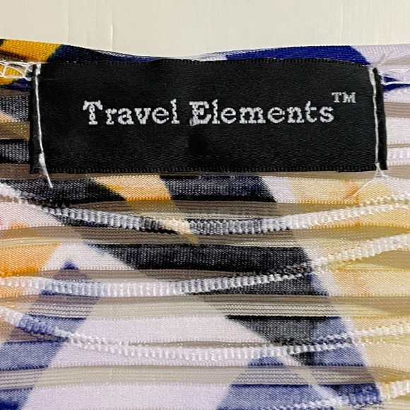 Travel Elements Women Sheer Pullover Blouse Top Cruise Beach - Picture 3 of 8